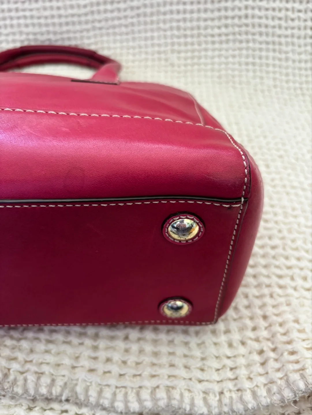 Vintage Coach Leather Tote Bag image indicator(7)