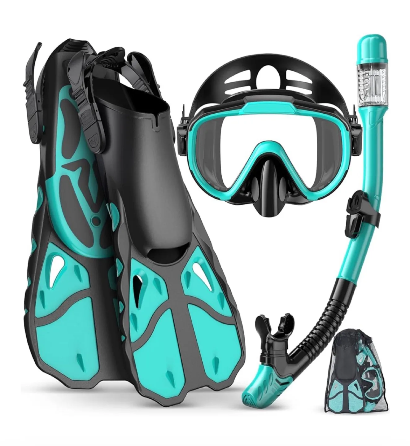 Venqiedo Adult Snorkel Set with Fins image indicator(2)