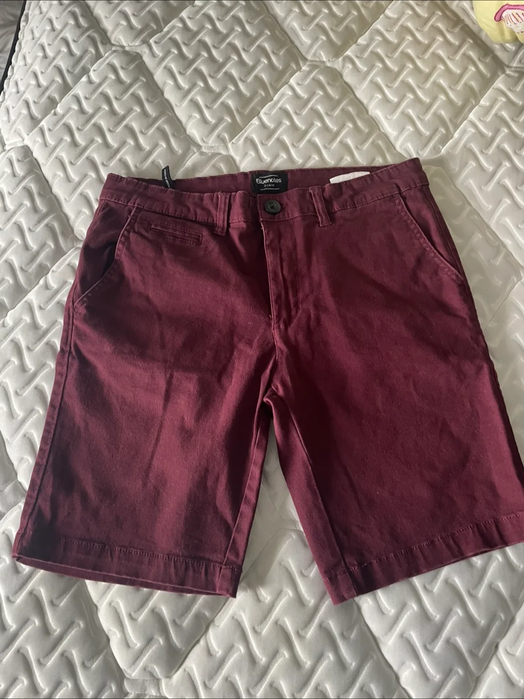 Men's Burgundy Chino Shorts thumbnail