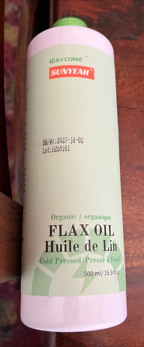 500ml Daycome Sunyeah Organic Flax Oil thumbnail