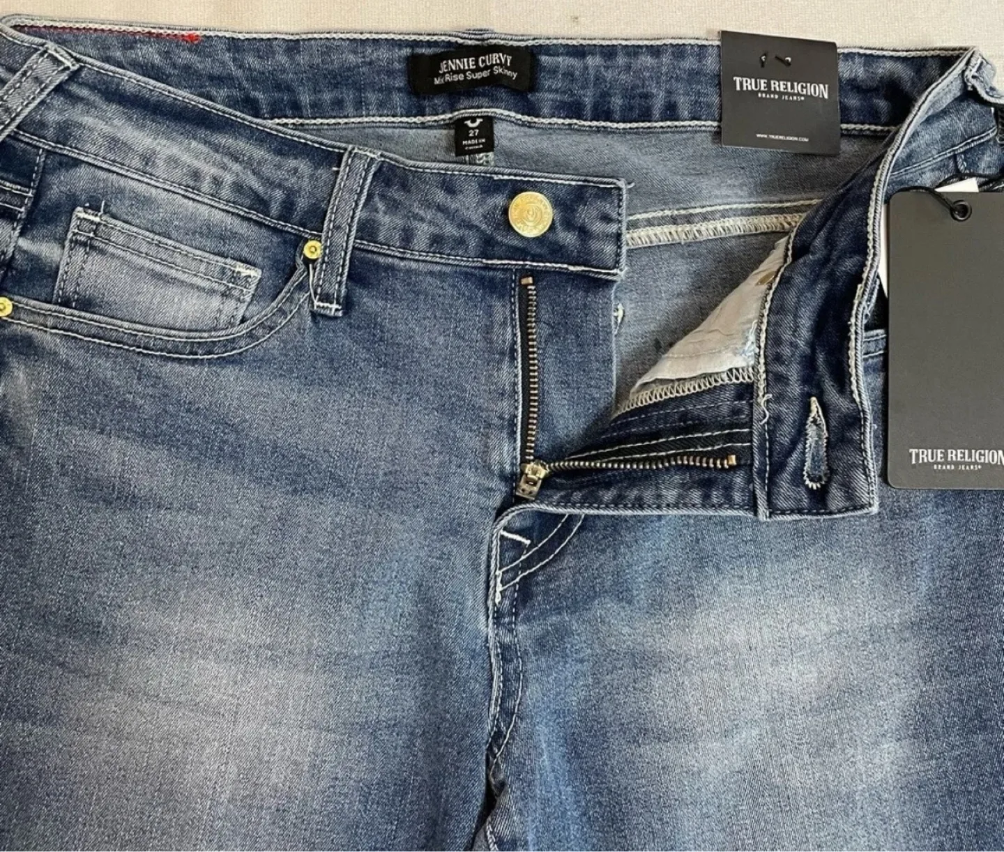 Brand New True Religion Jennie Curvy  Jeans image indicator(4)