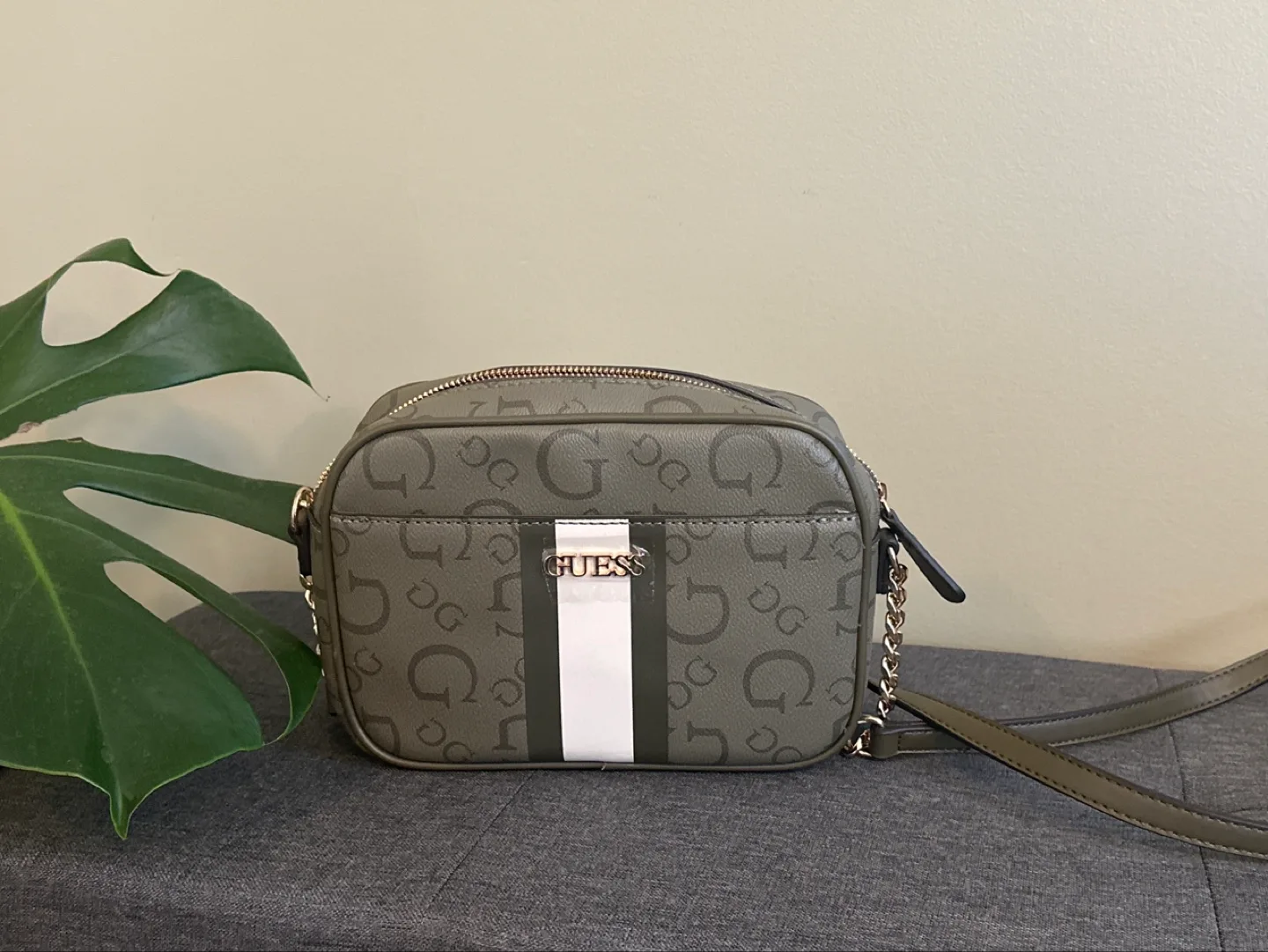 Guess Olive Green Crossbody Bag thumbnail