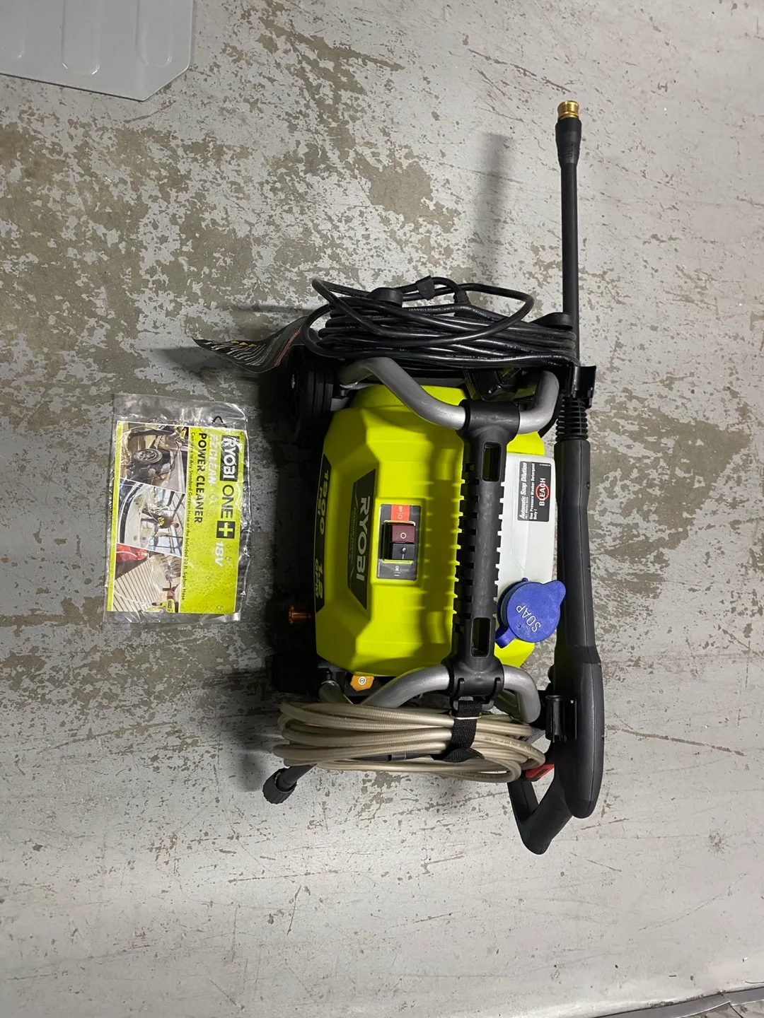 Ryobi 1900 PSI 1.2 GPM Electric Pressure Washer image indicator(3)