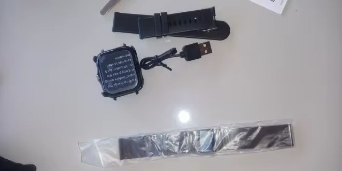 Smartwatch with Two Bands - Black - photo 2