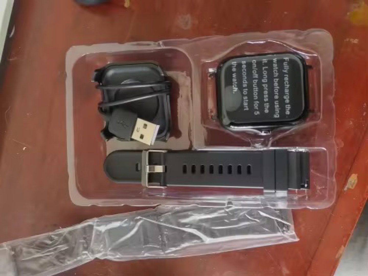 Smartwatch with Two Bands - Black - photo 3