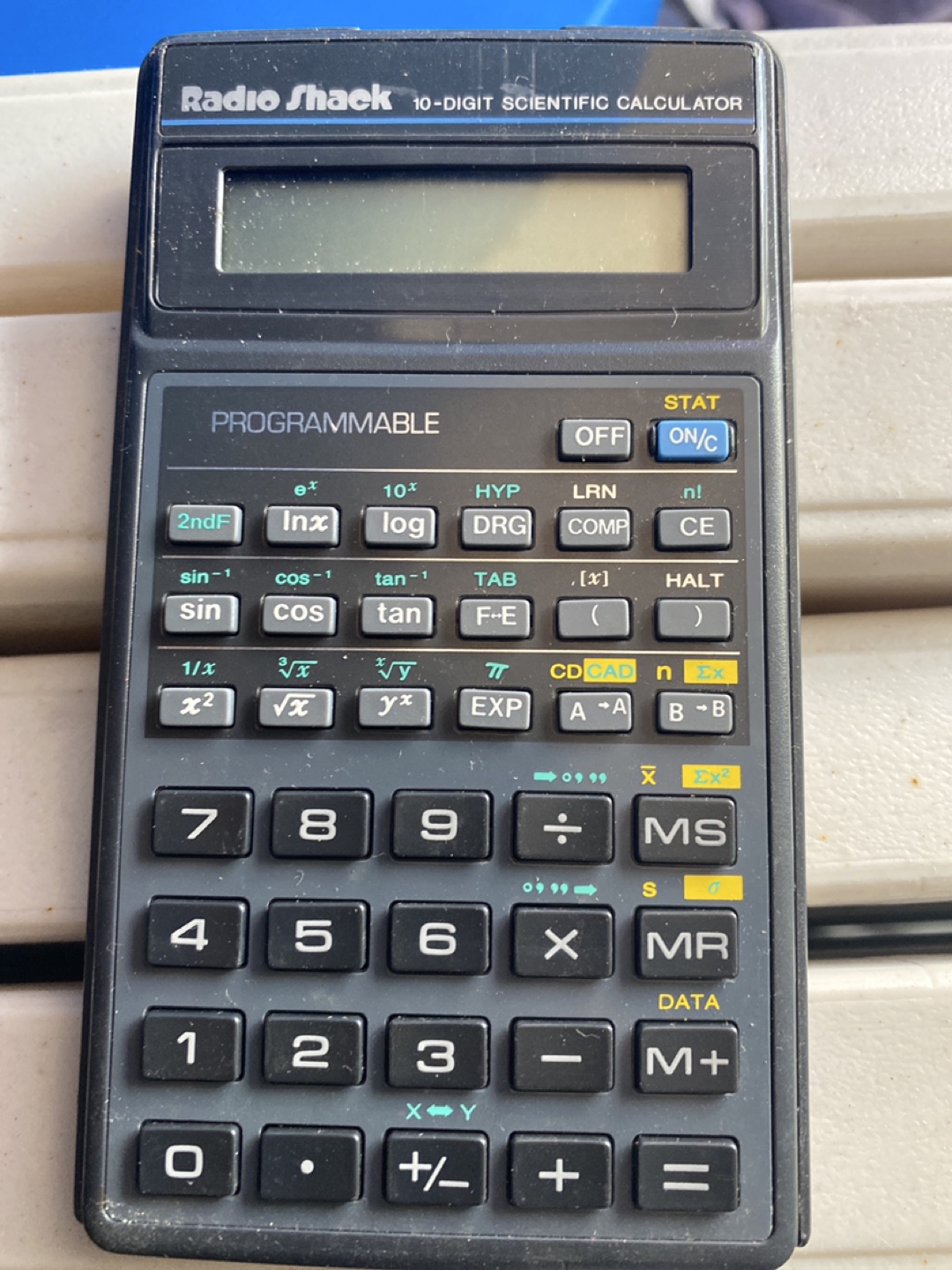 Vintage RadioShack 10-Digit Programmable Scientific Calculator