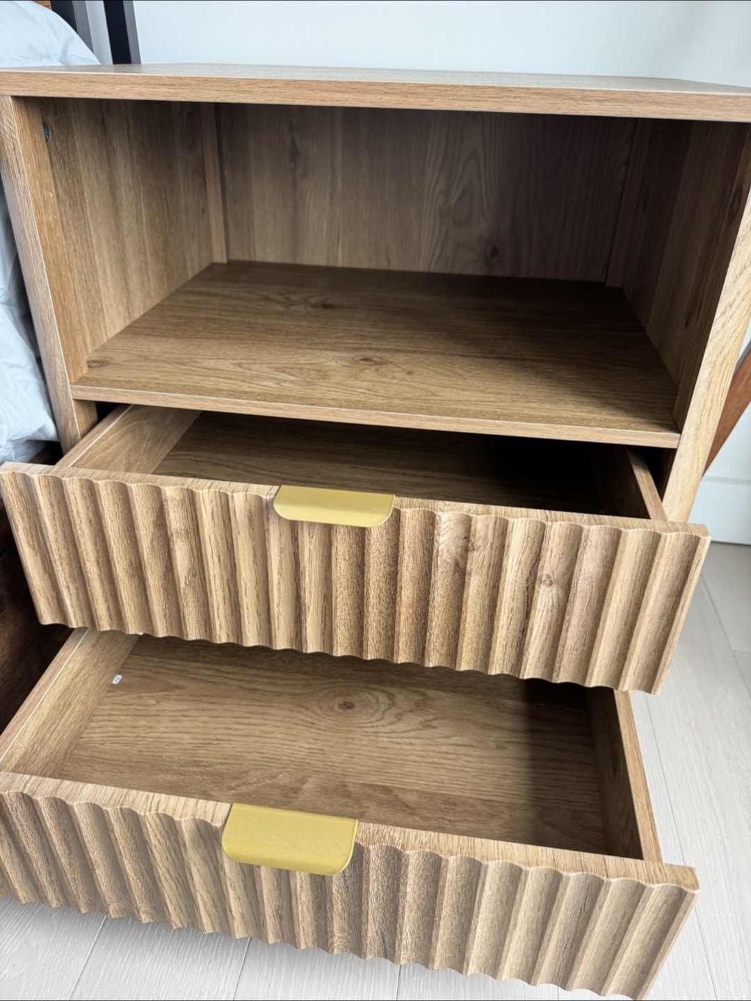 Modern Two-Drawer Nightstand - photo 2