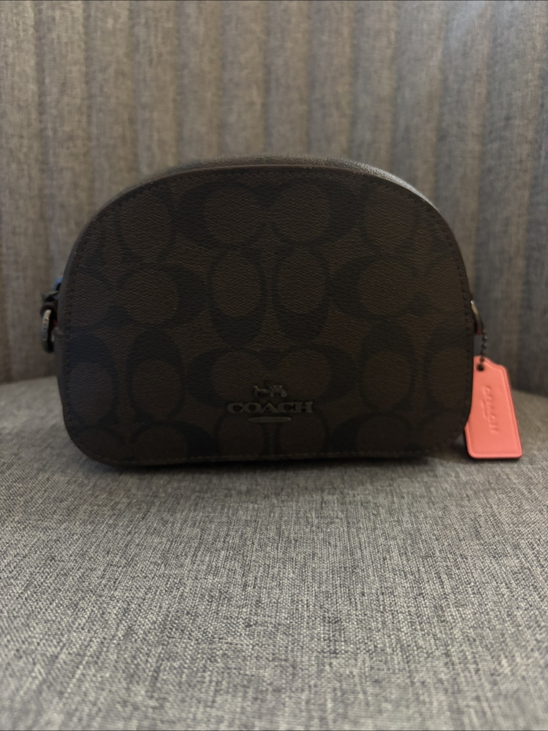 Coach Half-Moon Crossbody Bag - Brown Signature Canvas - photo 2