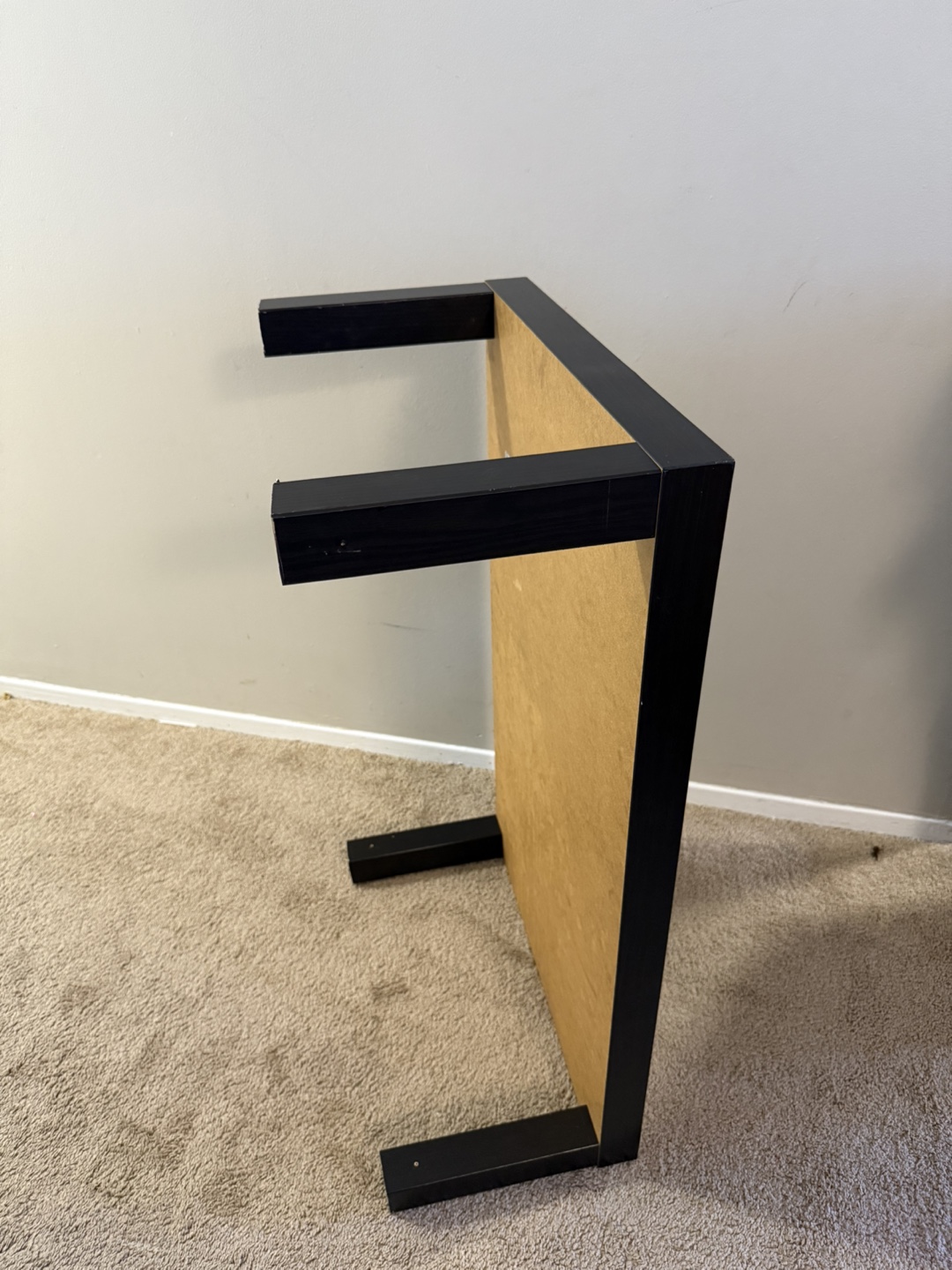 Black IKEA Lack Coffee Table - photo 2