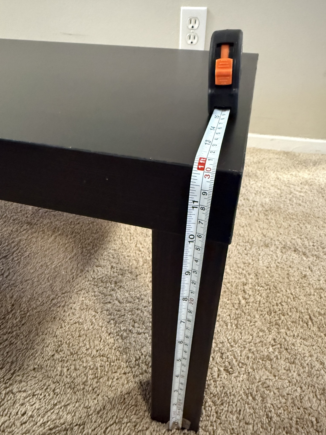 Black IKEA Lack Coffee Table - photo 5