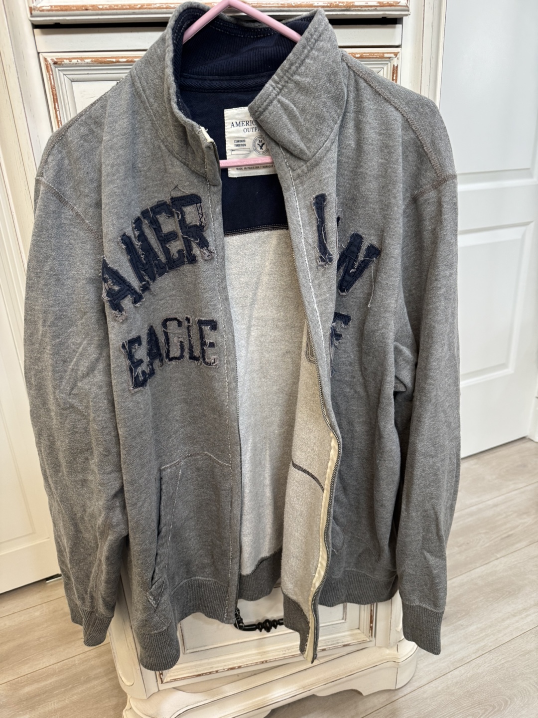 American Eagle Outfitters Gray Zip-Up Sweatshirt - photo 5