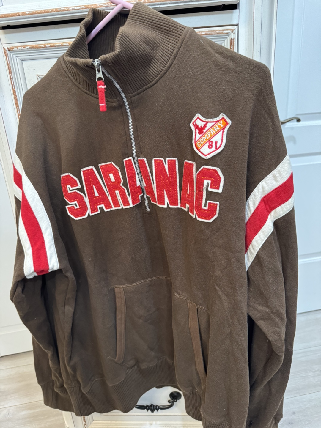 Sarana Company 81 Brown 1/4 Zip Sweatshirt - photo 3