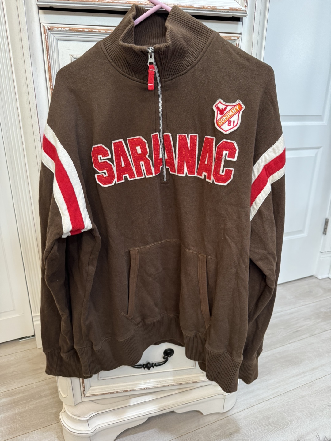 Sarana Company 81 Brown 1/4 Zip Sweatshirt - photo 2