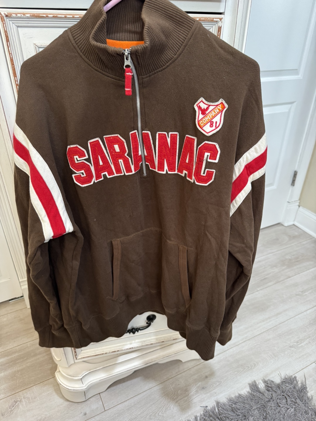 Sarana Company 81 Brown 1/4 Zip Sweatshirt - photo 5