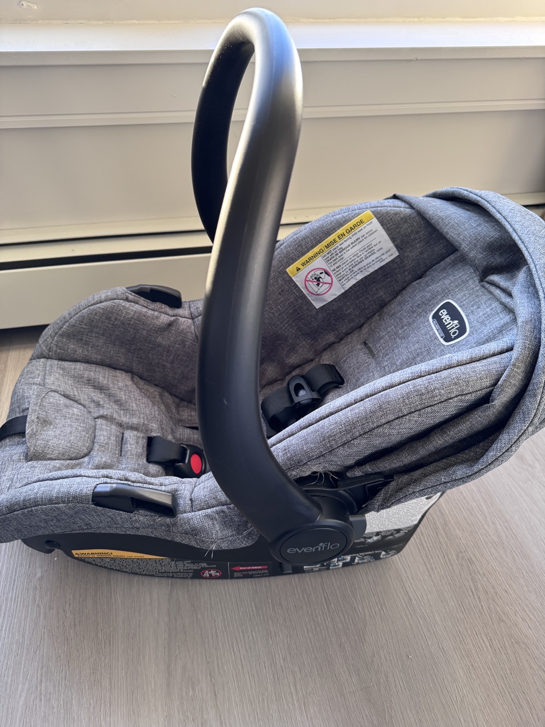 Evenflo Litemax Sport Infant Car Seat - Grey - photo 2