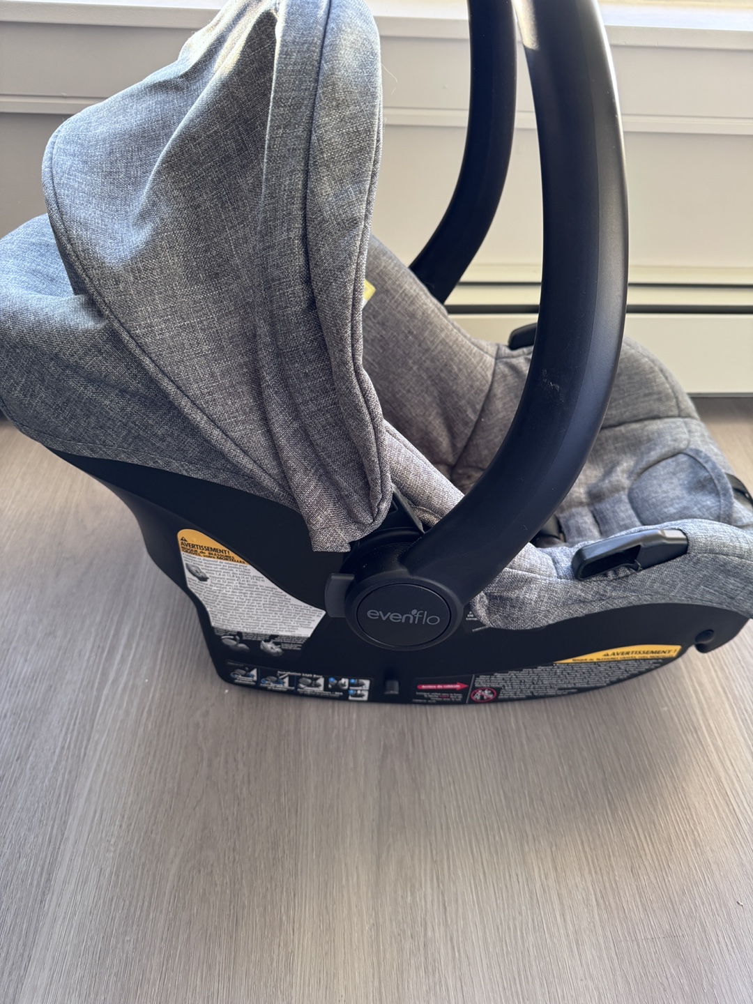 Evenflo Litemax Sport Infant Car Seat - Grey - photo 5