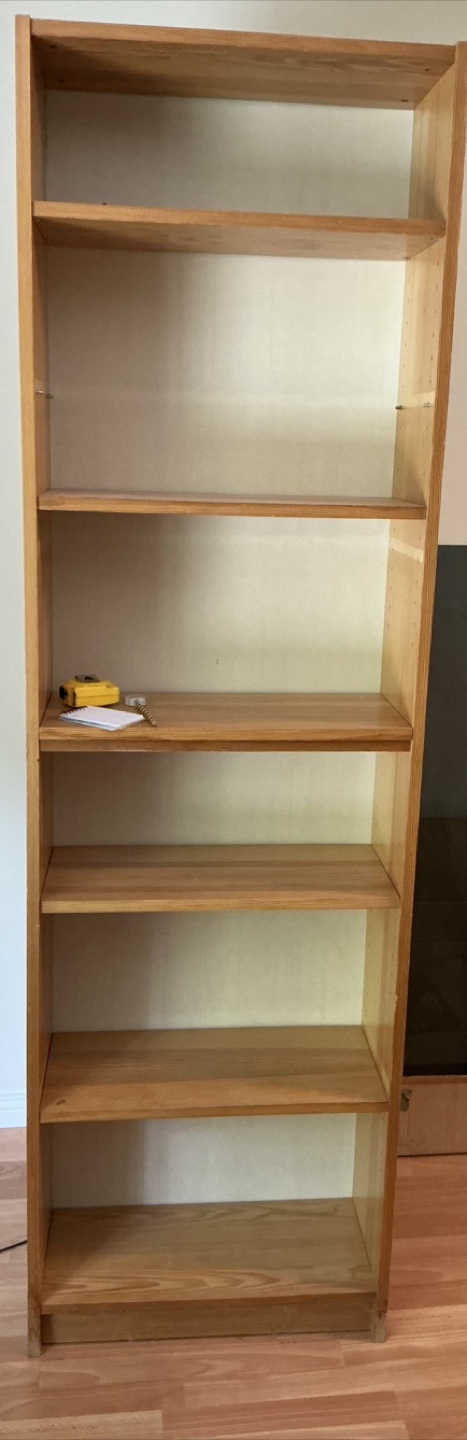79”tall Wooden Shelving Unit