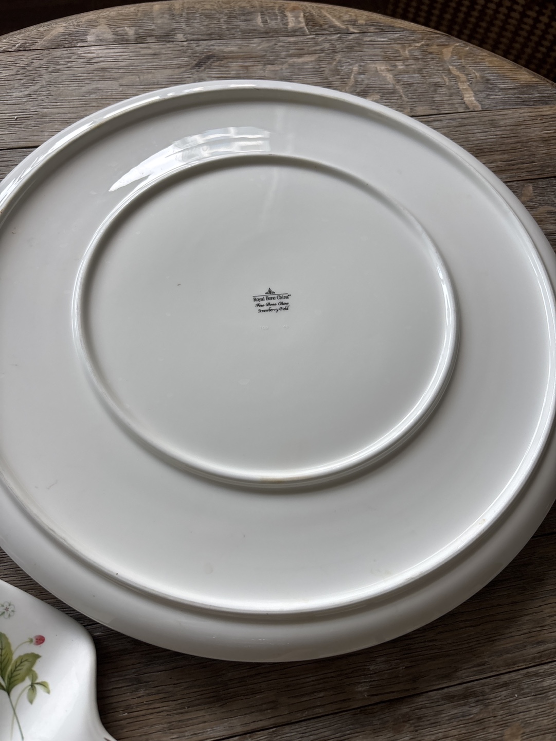 Royal Doulton Strawberry Cake Plate and Server - photo 3