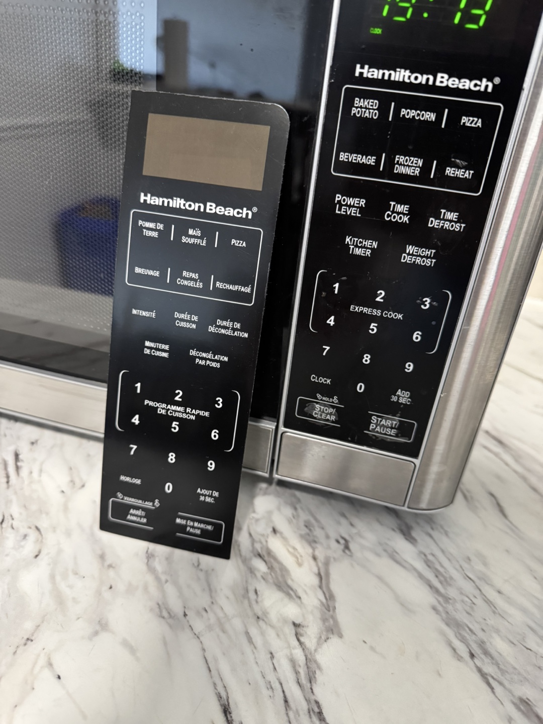 Hamilton Beach 1.1 cu.ft. Stainless Steel Microwave - photo 3