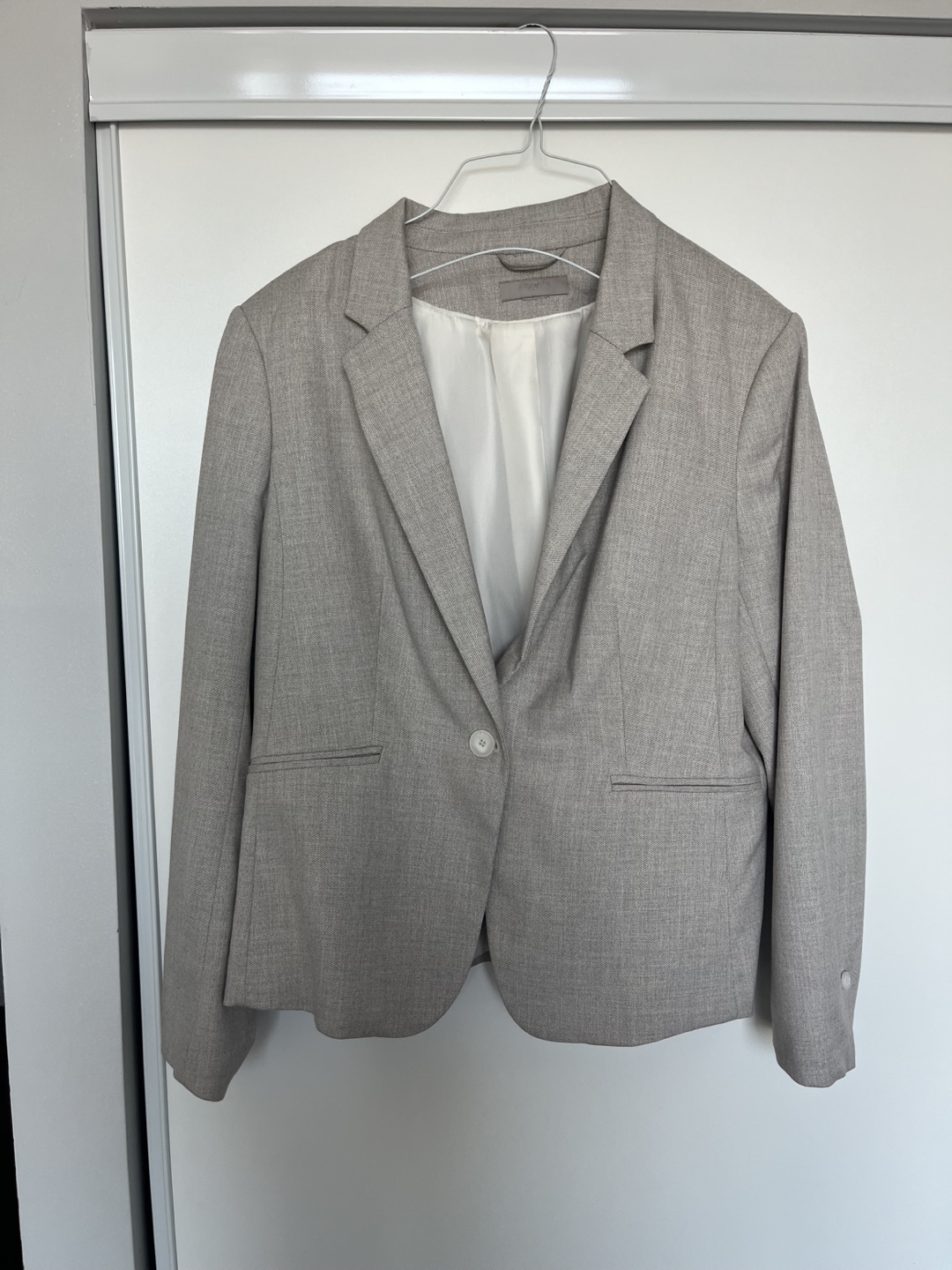 Women's Grey Blazer - Size 12