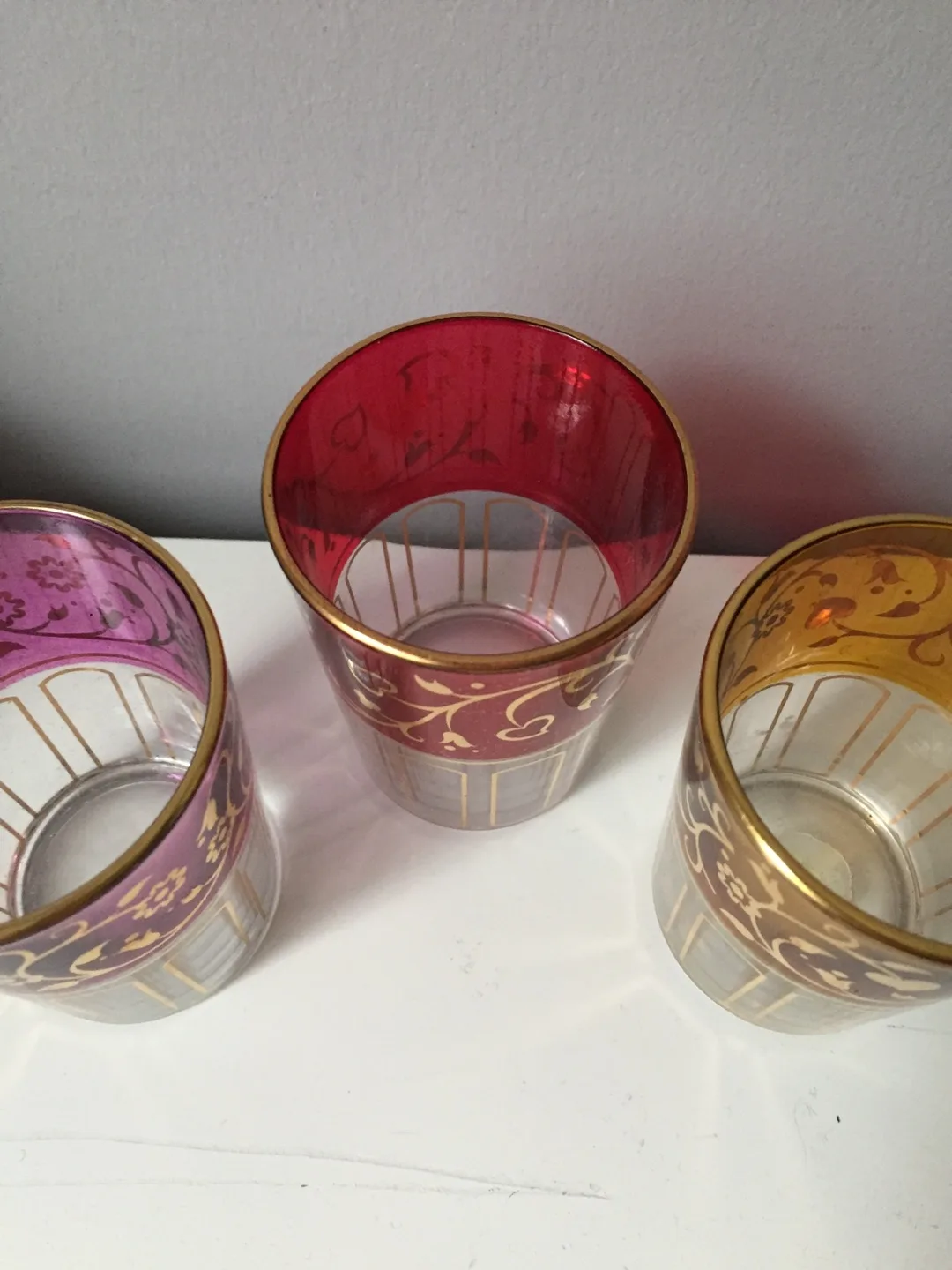 Set of Moroccan tea glass votive holders image indicator(3)