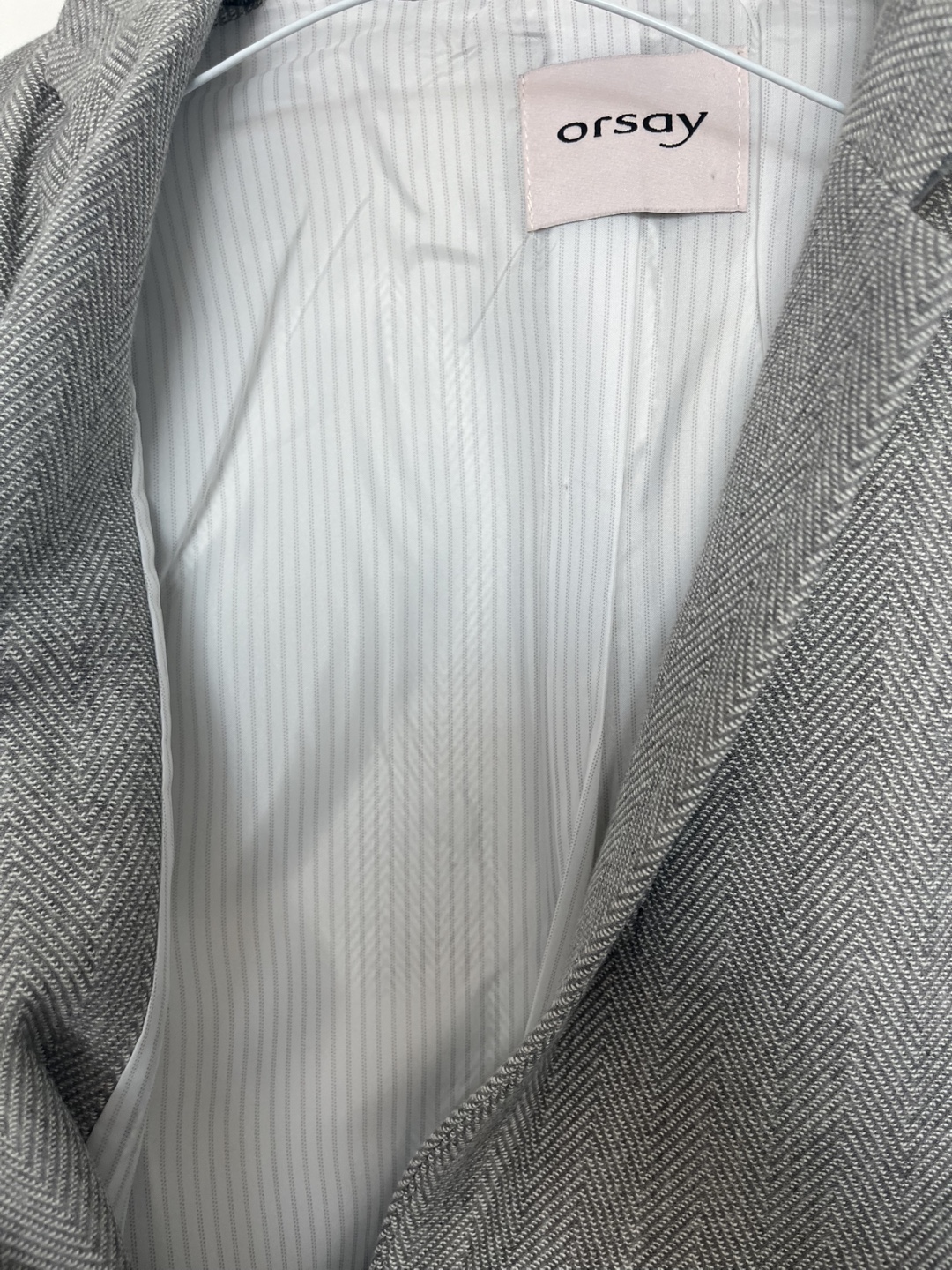 Orsay Grey Herringbone Blazer - photo 4