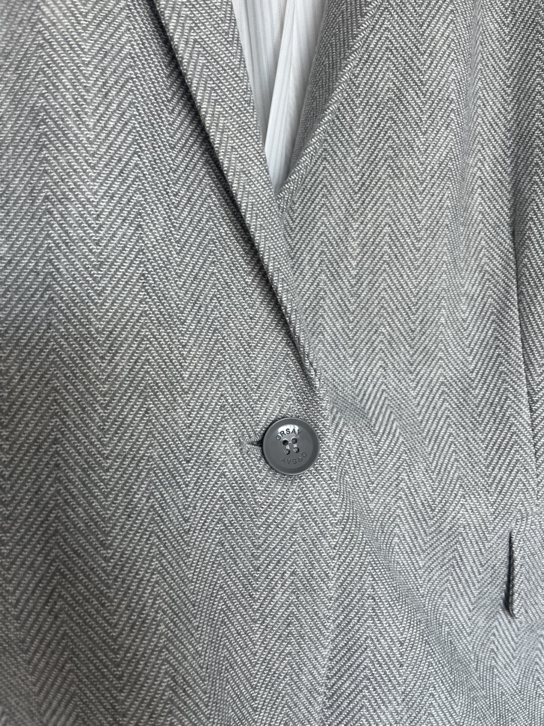 Orsay Grey Herringbone Blazer - photo 3