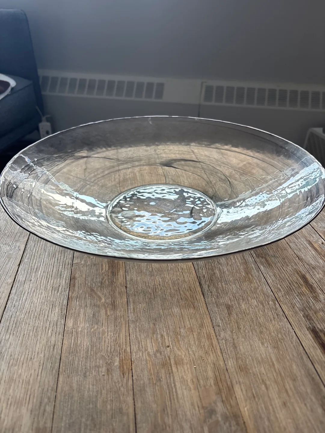 Pier Imports Large Clear Glass Serving Bowl thumbnail