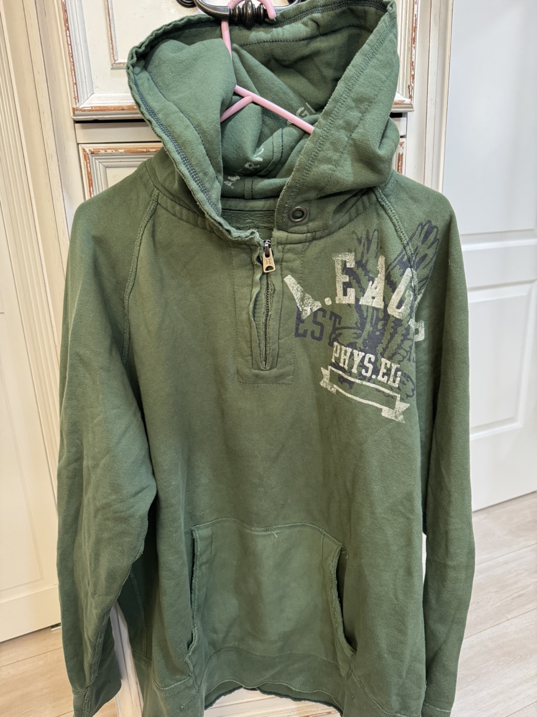 Men's American Eagle Outfitters Green Hoodie