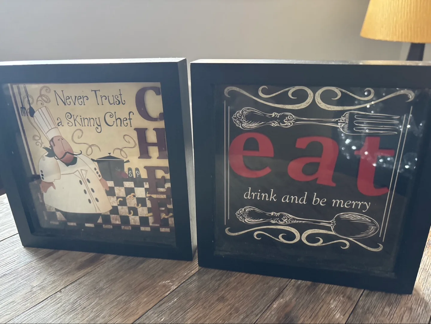Set of Two Framed Kitchen Decor Prints thumbnail