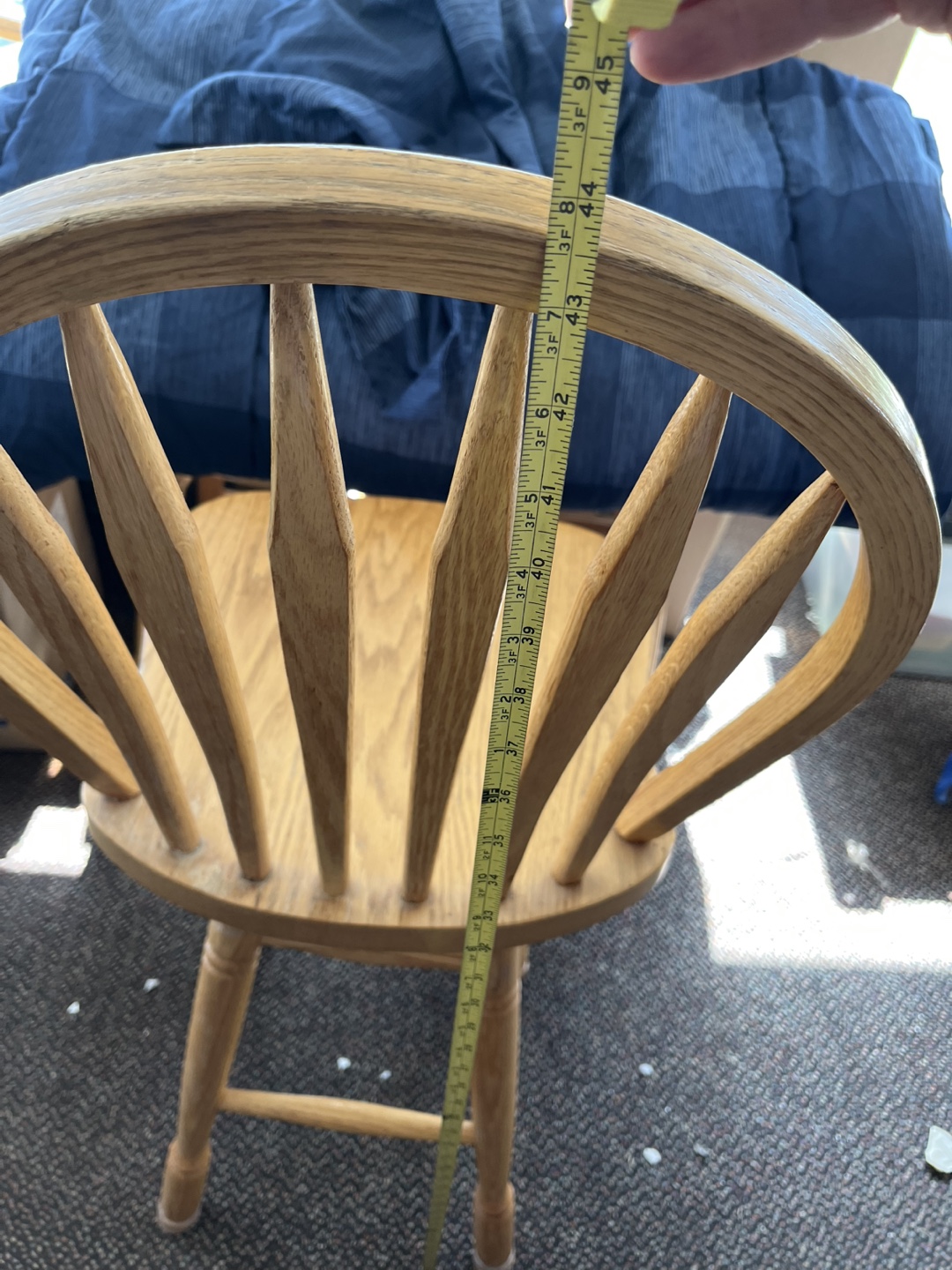 Set of 3 swivel Wooden Bar Stools - photo 5