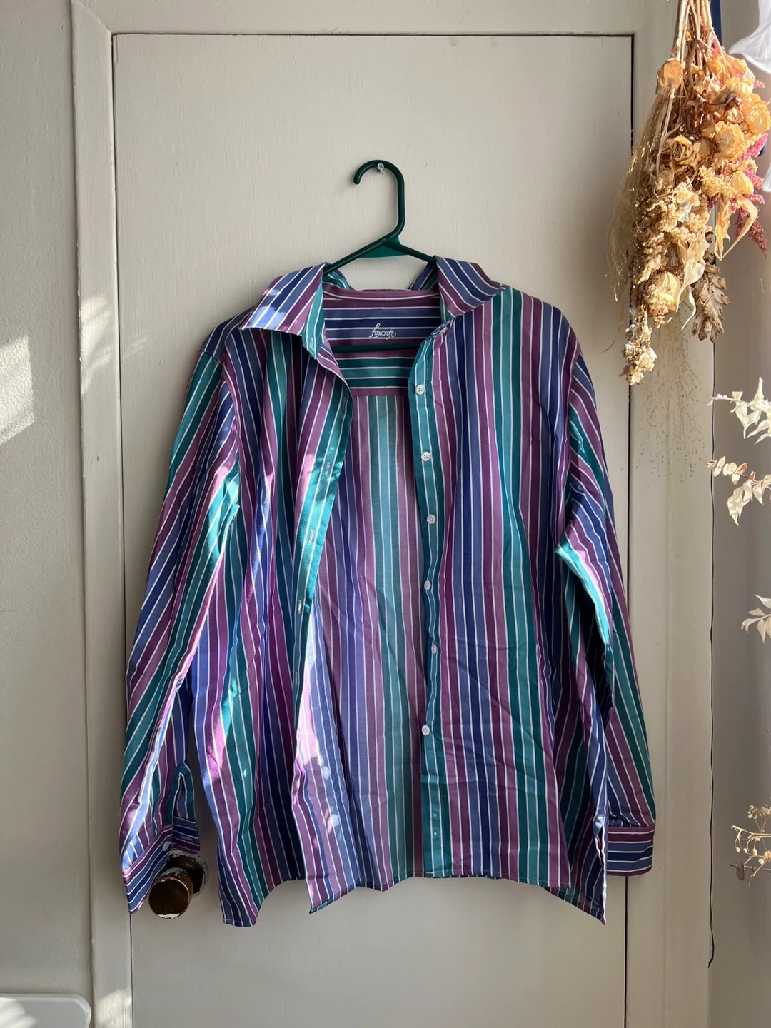 Vintage Striped Button-Down Shirt thumbnail