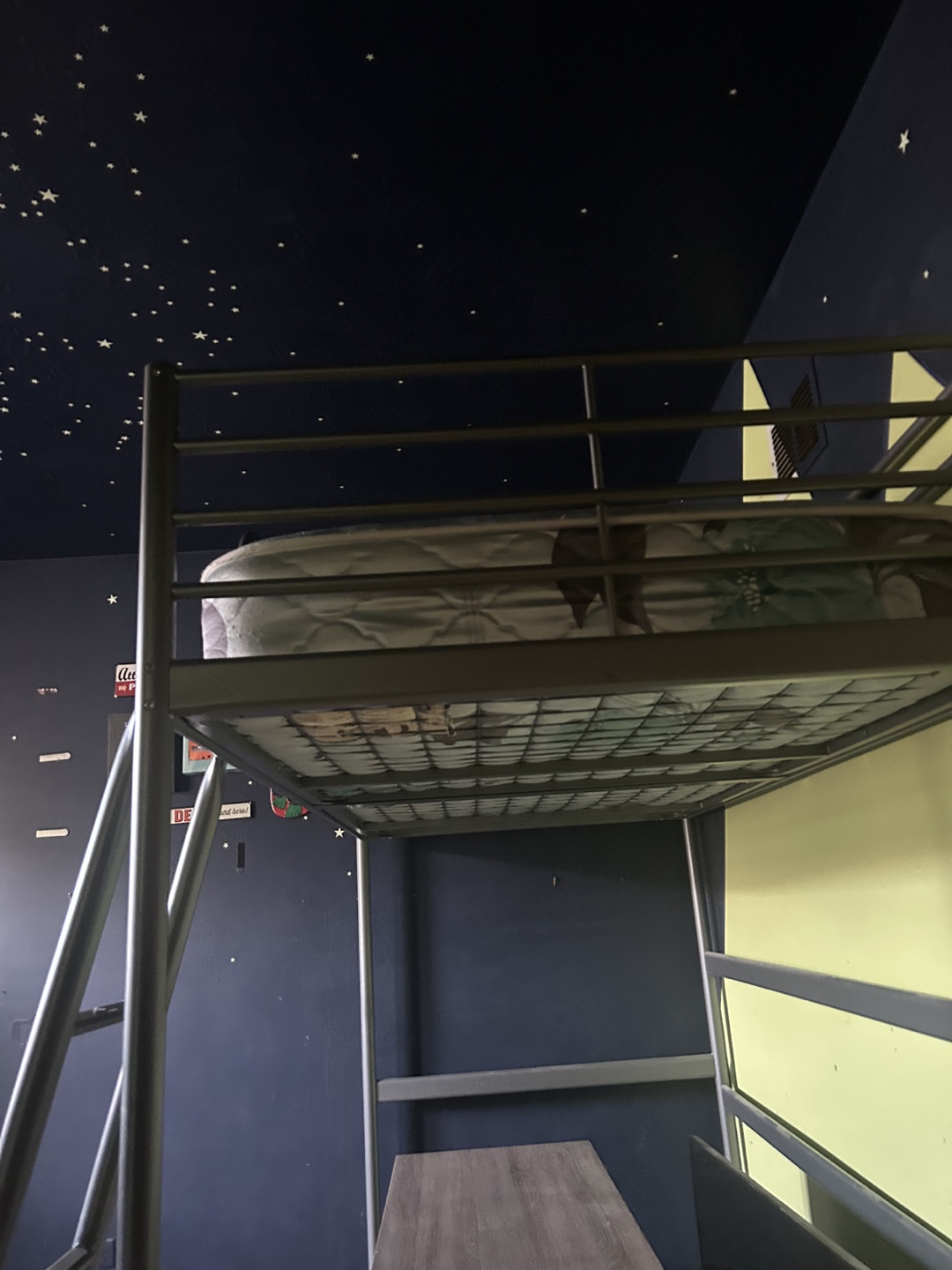 Twin-size Metal Loft Bed Frame - photo 2