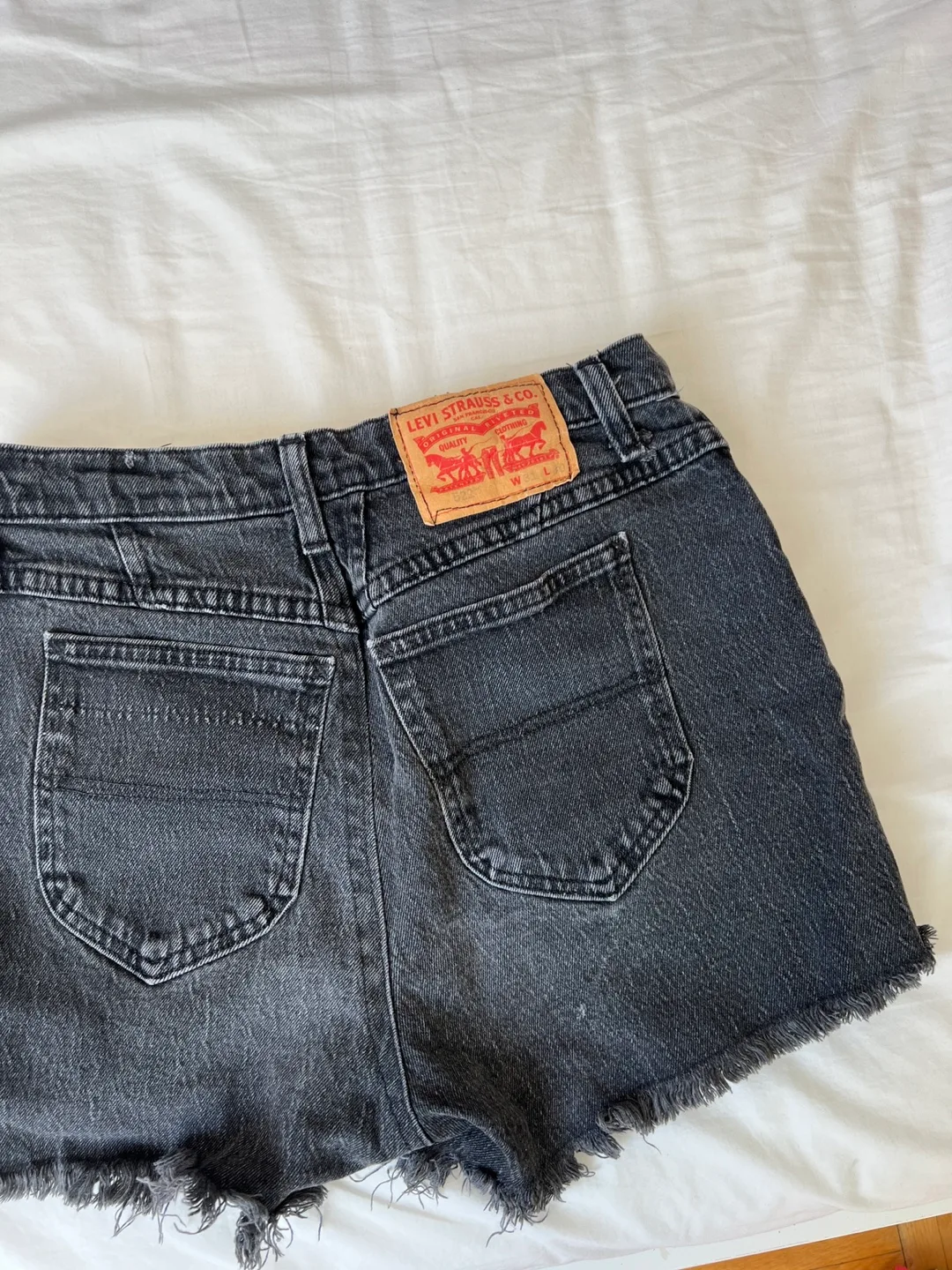 Levi's 90s Distressed Denim Shorts thumbnail