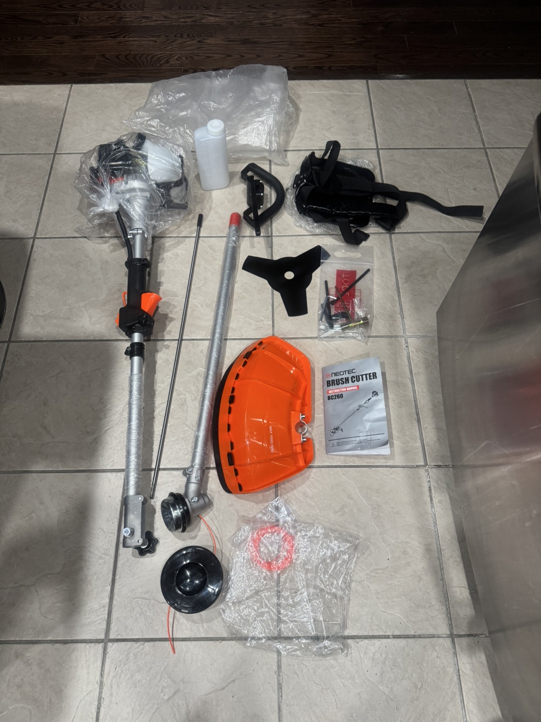 Neotec BC260 26cc Gas Powered String Trimmer Brush Cutter