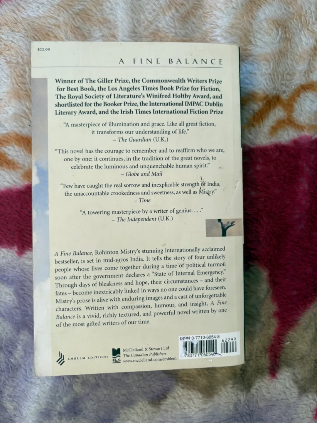 A Fine Balance by Rohinton Mistry - Paperback Book image indicator(2)