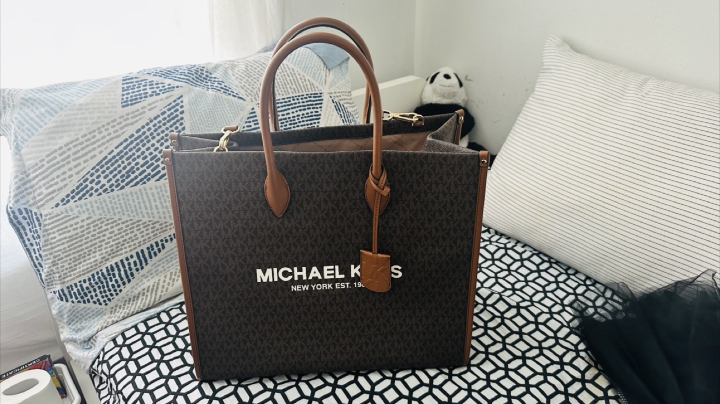 Michael Kors Brown Logo Tote Bag