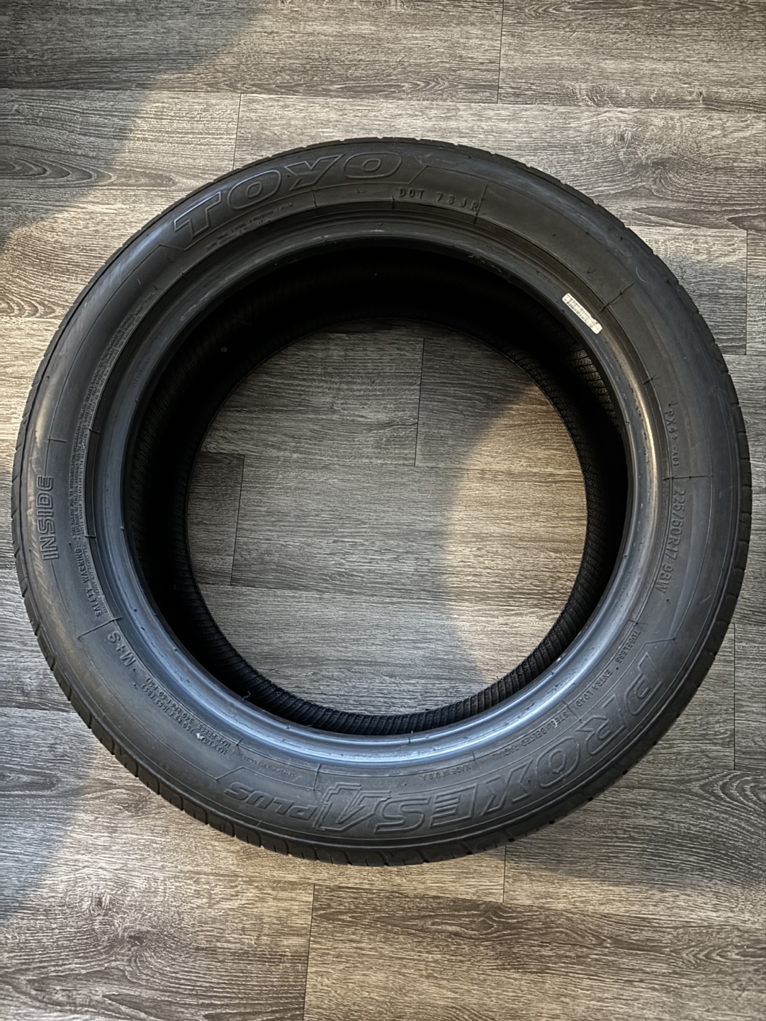 Toyo Proxes 4 plus 225/50R17 Tire