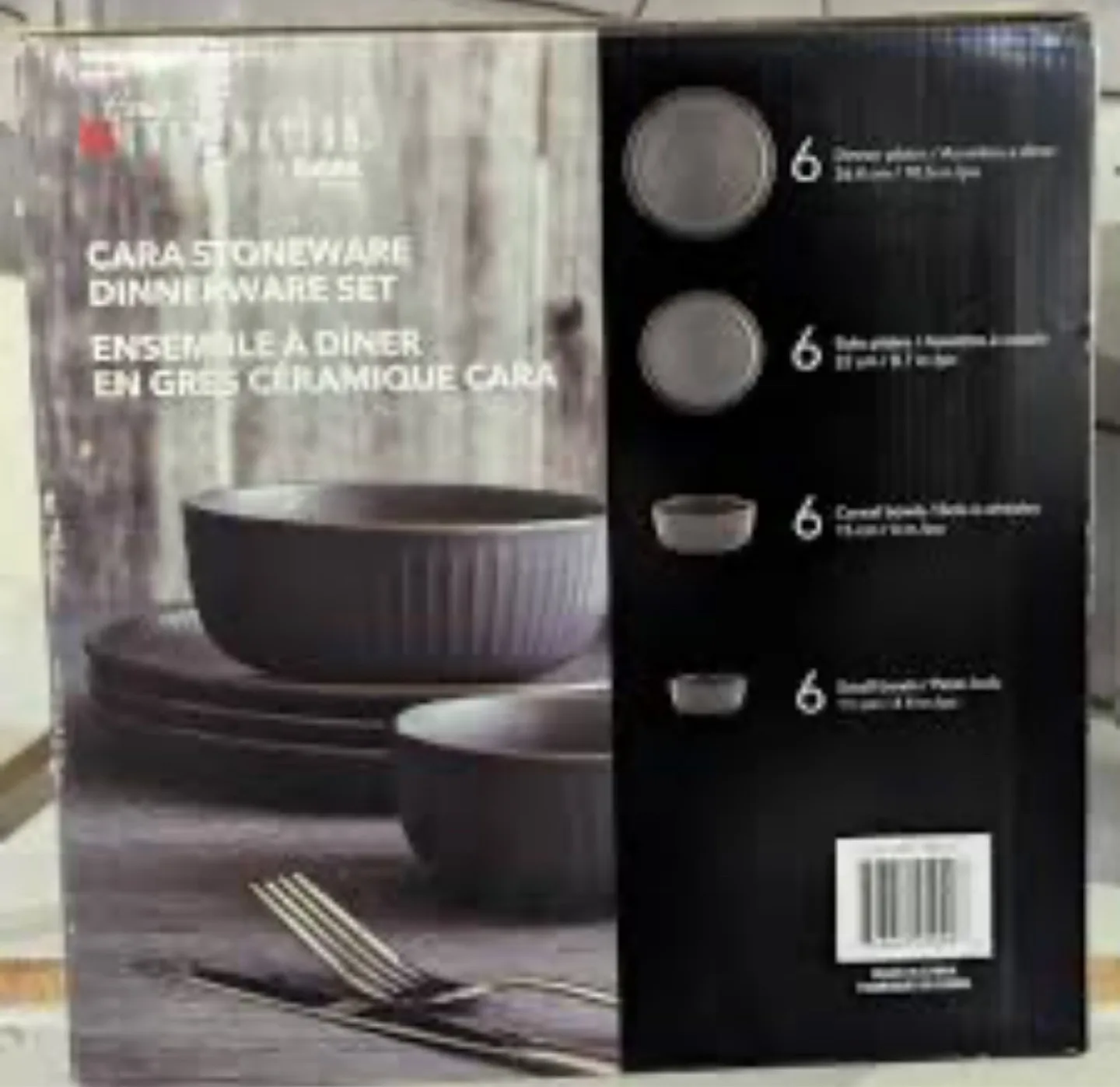 New Home Inspiration Safdie 24 Pcs Cara Stoneware Dinnerware Set image indicator(4)