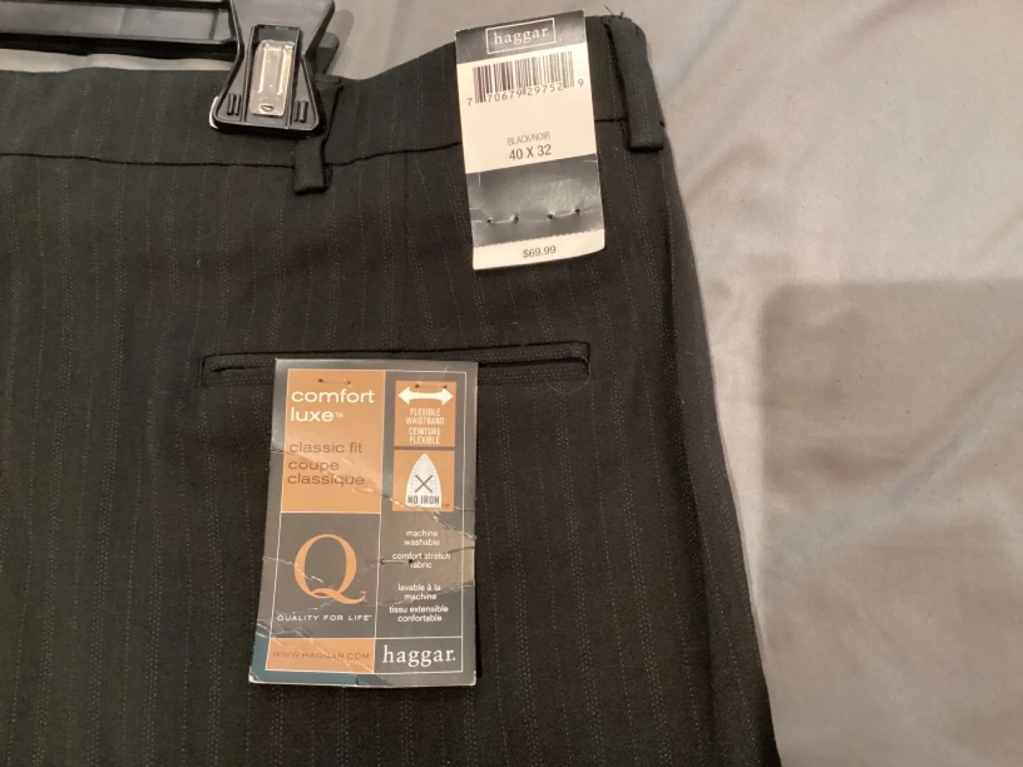 MENS HAGGAR BRAND NEW DRESS PANTS image indicator(5)