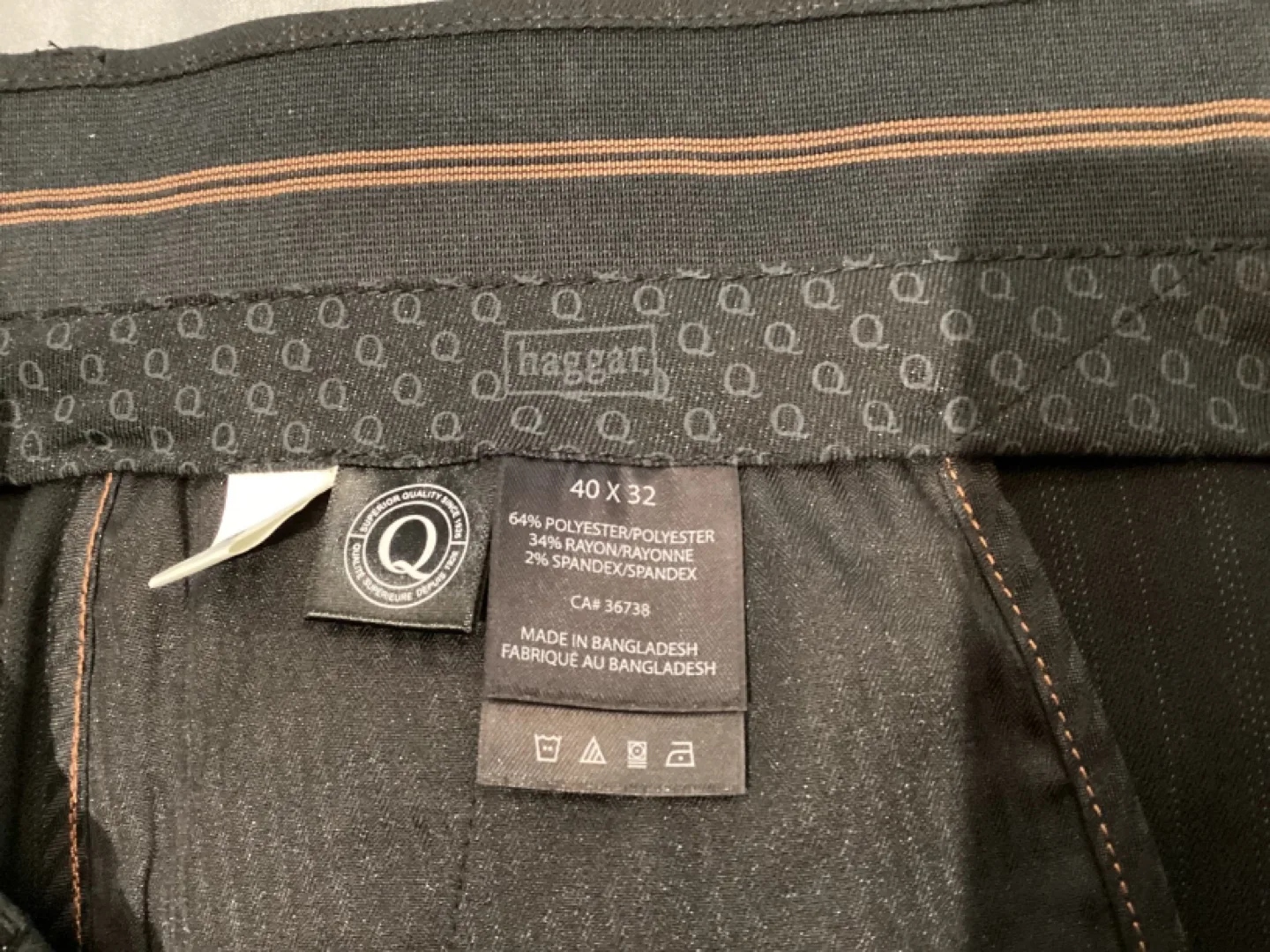 MENS HAGGAR BRAND NEW DRESS PANTS image indicator(6)