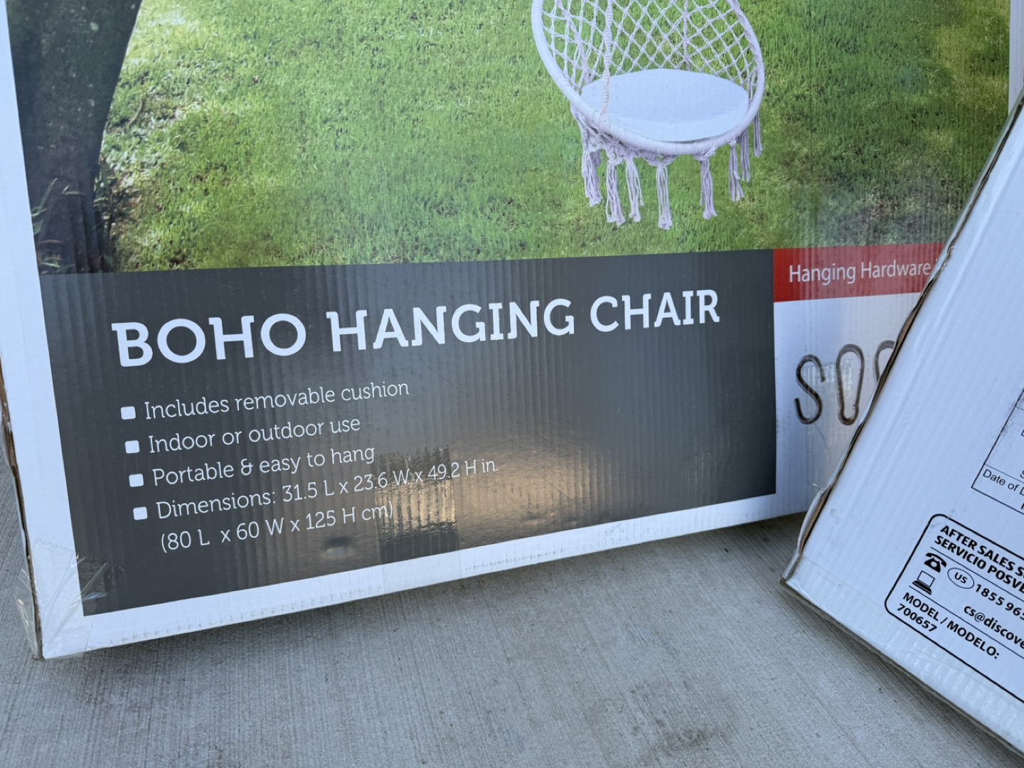 Belavi Boho Hanging Chair - New in Box - photo 4