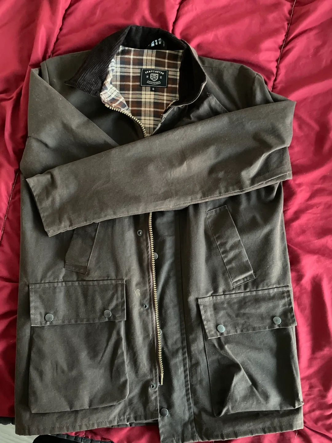 SPRING Kensington Eastside waxed jacket, size small thumbnail