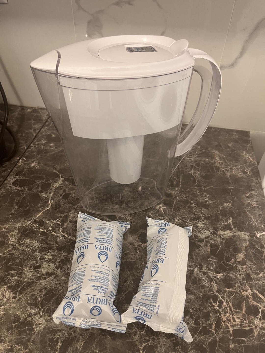 Brita 5-Cup Water Pitcher - 2 New Filters