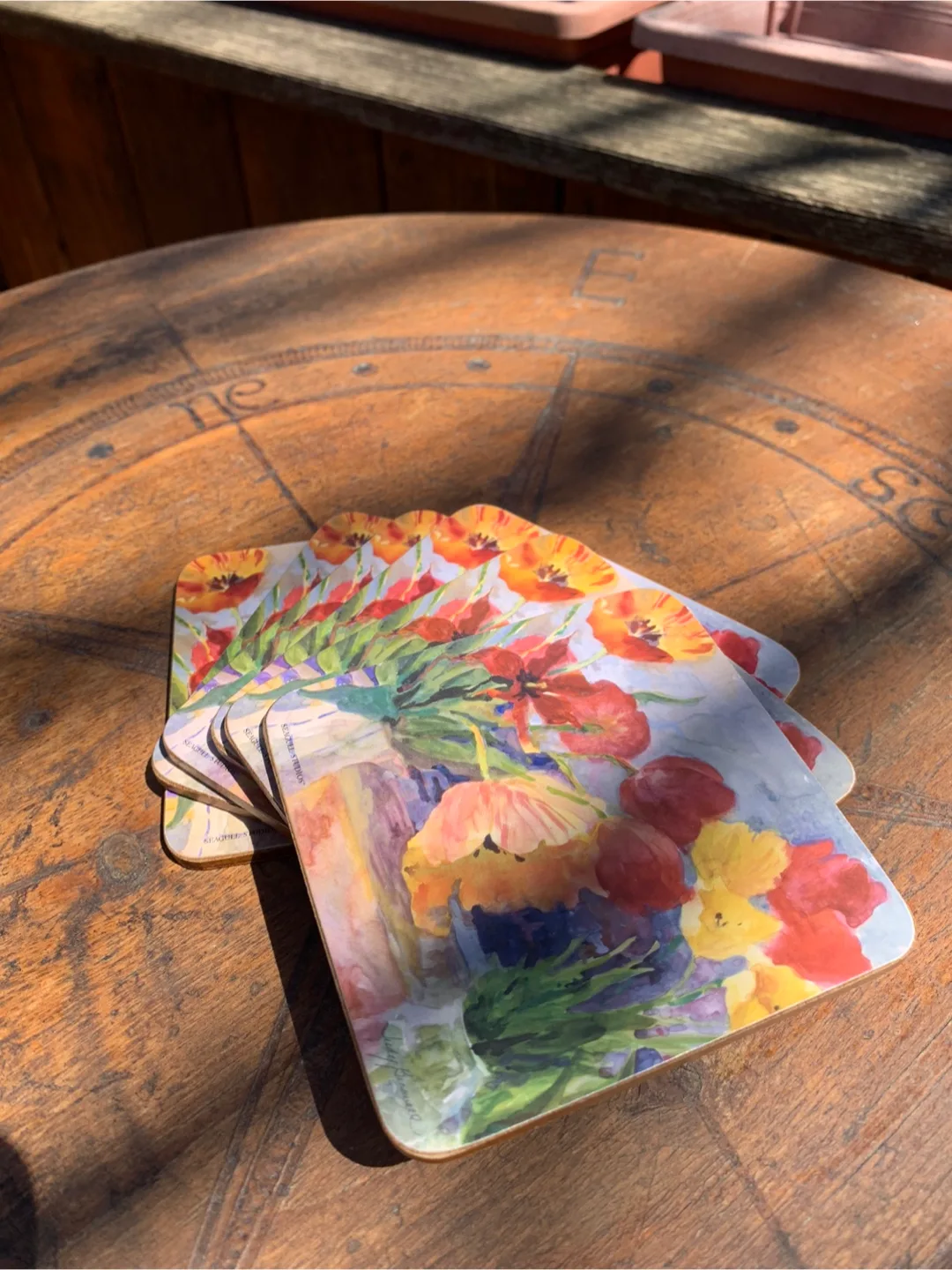 Set of 6 Seagull Studios Coasters - Tulips image indicator(5)