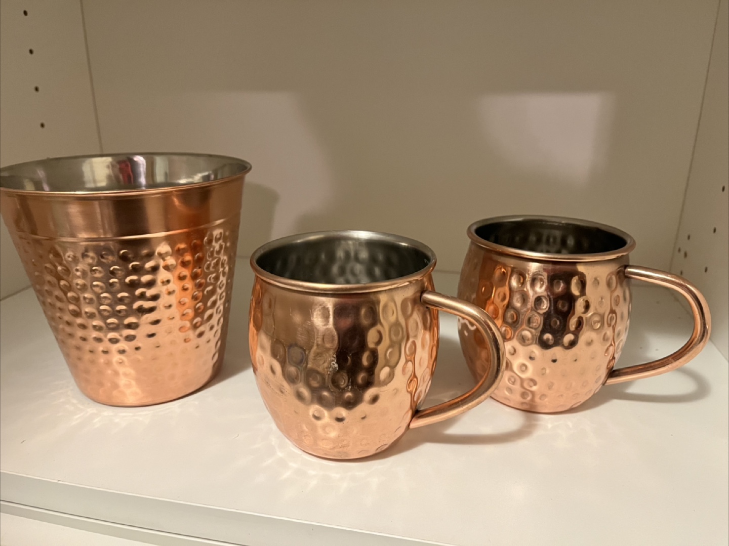 Copper Moscow Mule Mug Set