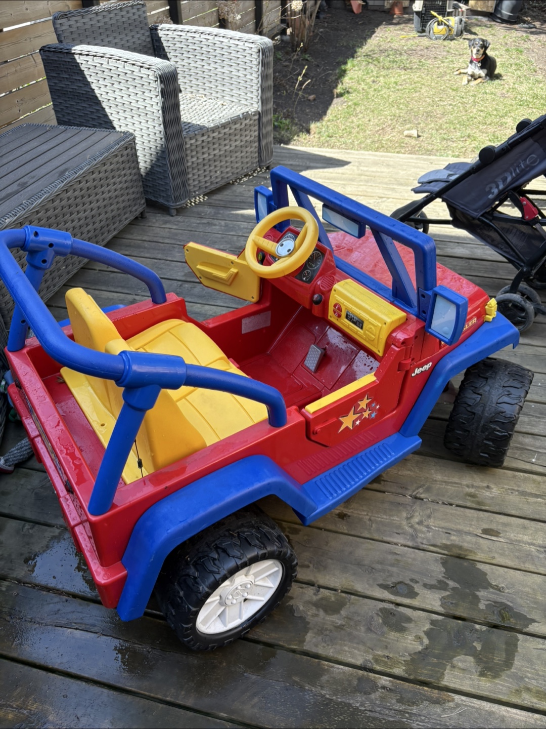 Jeep Power Wheels Wrangler Ride-On Toy Car - photo 3