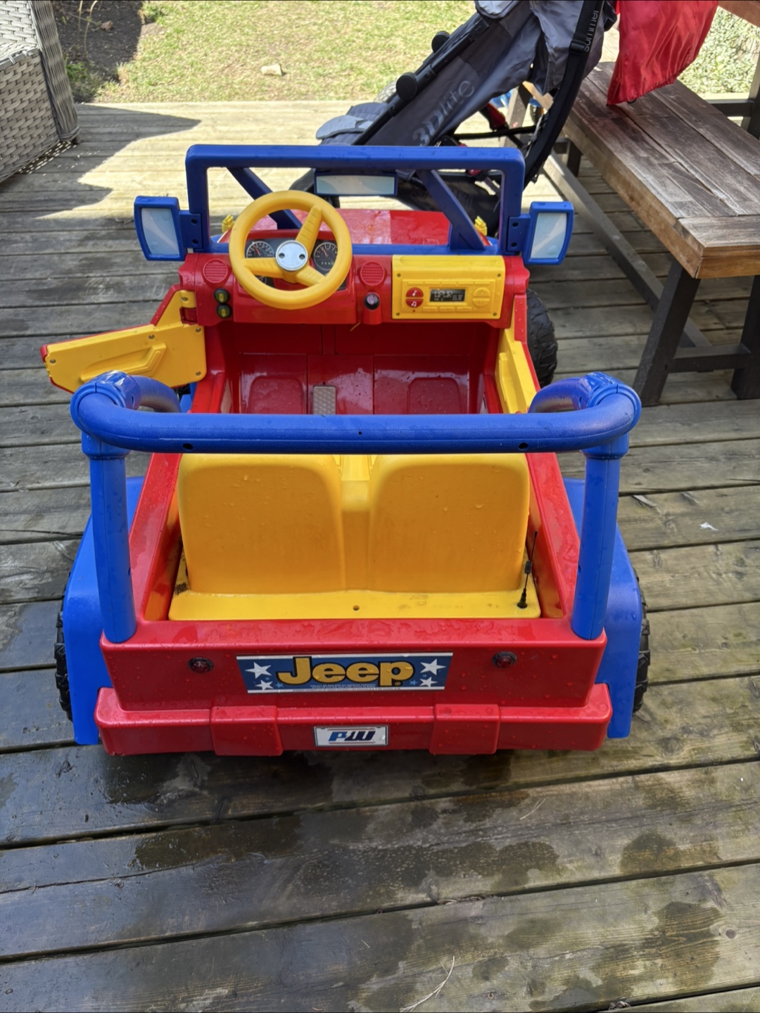 Jeep Power Wheels Wrangler Ride-On Toy Car - photo 4