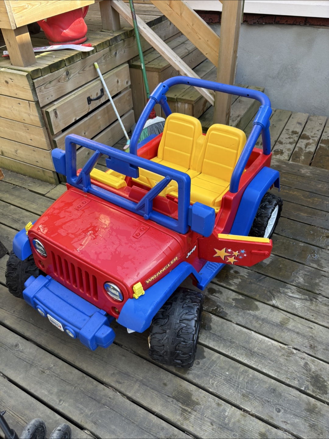 Jeep Power Wheels Wrangler Ride-On Toy Car