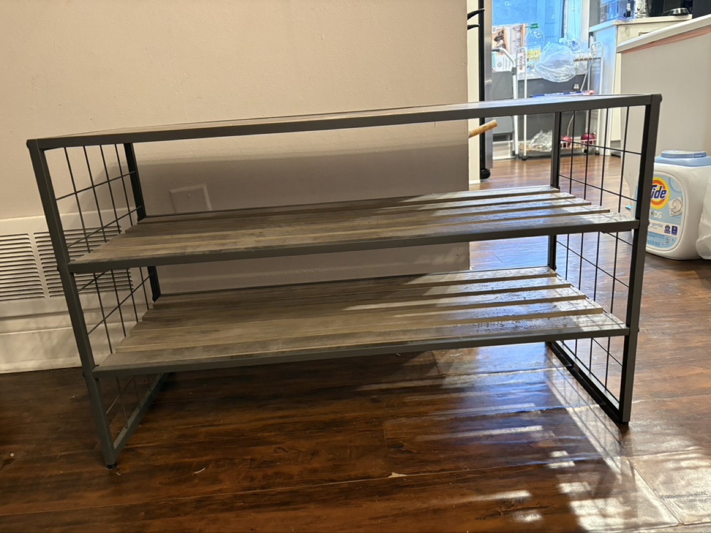 3-Tier Shoe Rack - Industrial Style - photo 4